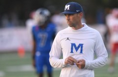 Staff File Photo by Matt Hamilton/ McCallie head football coach Joel Bradford and the Blue Tornado are searching for answers in the midst of a five-game losing streak.
