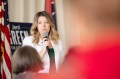 Staff File Photo by Seth Carpenter/ Jerri Green, the Democratic candidate for governor of Tennessee, speaks to the JFK Luncheon Club in Chattanooga in February.