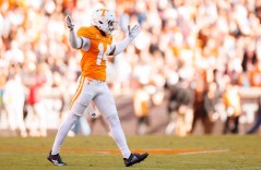 Tennessee Athletics photo / Tennessee senior cornerback Kayin Lee enjoyed his first victory over Alabama after playing the past three seasons at Auburn.