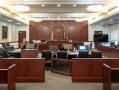 Photo by Martin B. Cherry / Nashville Banner / An empty courtroom at the Justice A.A. Birch Building in Nashville.