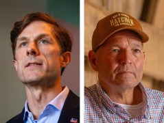Democrat Chaz Molder, left, and Republican Charlie Hatcher, right, are running for Congress in Tennessee's 5th District. (Martin B. Cherry and Hamilton Matthew Masters / Nashville Banner/Nashville Scene)